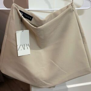 Zara Beige Mini Skort